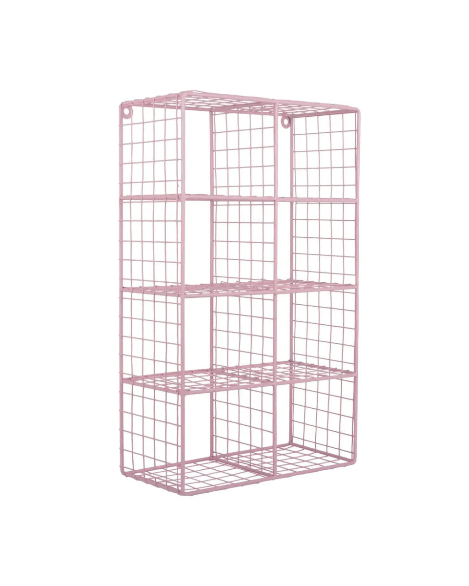 Present Time - REJA COMPARTMENTS Wandregal mit Fächern • Rosa - Wandregal - ROSA ECK Concept Store