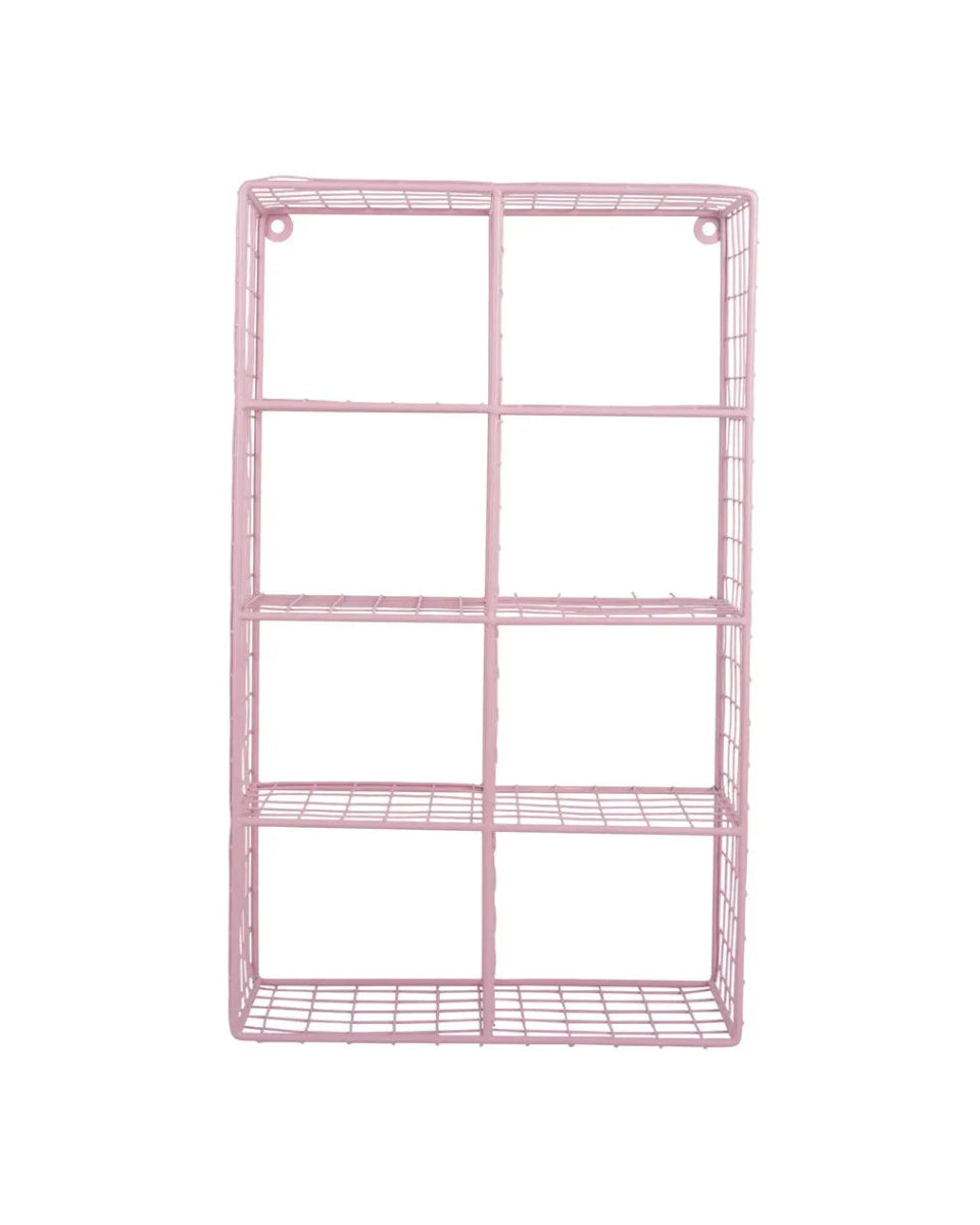 Present Time - REJA COMPARTMENTS Wandregal mit Fächern • Rosa - Wandregal - ROSA ECK Concept Store