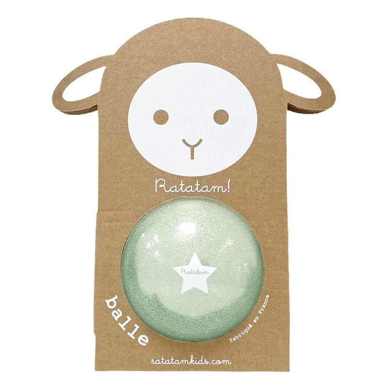 Ratatam - BABY SHEEP BALL Kleiner Spielball (10 cm) | Blau - ROSA ECK - Blau, Kinder,