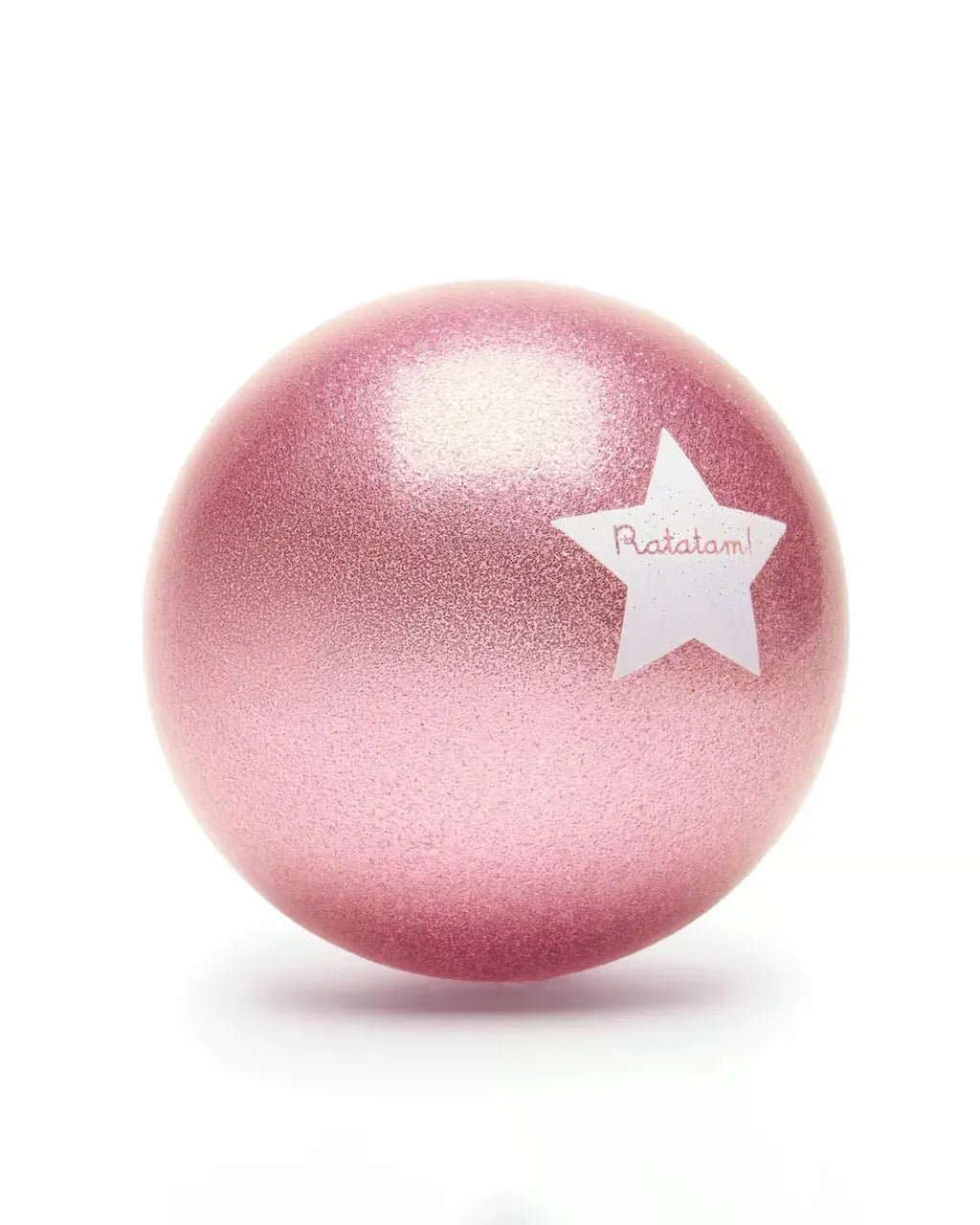 Ratatam - GLITTER BALL Spielball mit Glitzer (⌀ 22 cm) • Rosa - Spielball - ROSA ECK Concept Store