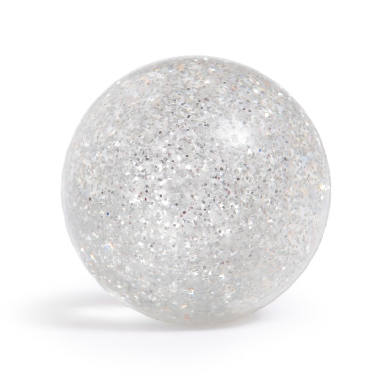 Ratatam - GLITTER MOUSE BOUNCING BALL Flummi | Silber - ROSA ECK - Kinder, ,