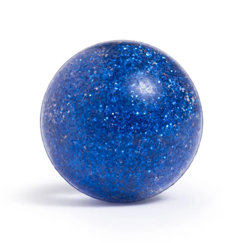 Ratatam - GLITTER MOUSE BOUNCING BALL Flummi | Blau - ROSA ECK - Kinder, ,