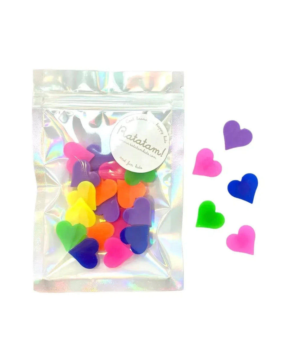 Ratatam - Speichenclips für Fahrrad • Bunte Herzen - Spielzeug - ROSA ECK Concept Store