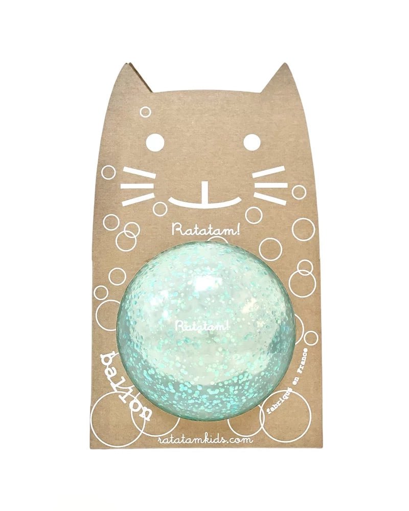 Ratatam - THE CAT BUBBLE BALL Spielball (15 cm) | Blue - ROSA ECK - Blau, ,