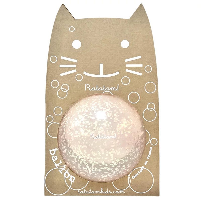 Ratatam - THE CAT BUBBLE BALL Spielball (15 cm) | Pink - ROSA ECK - Kinder, Unterwegs,
