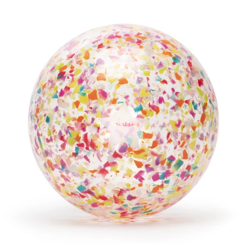 Ratatam - THE CONFETTI BALL Spielball (22 cm) | Bunt - ROSA ECK - Kinder, ,