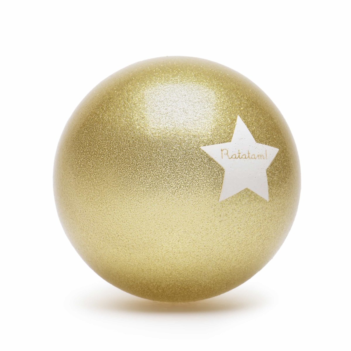 Ratatam - THE GLITTER BALLOON Spielball (15 cm) | Gold - ROSA ECK - Kinder, ,