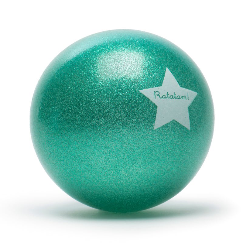 Ratatam - THE GLITTER BALLOON Spielball (15 cm) | Grün - ROSA ECK - Kinder, ,