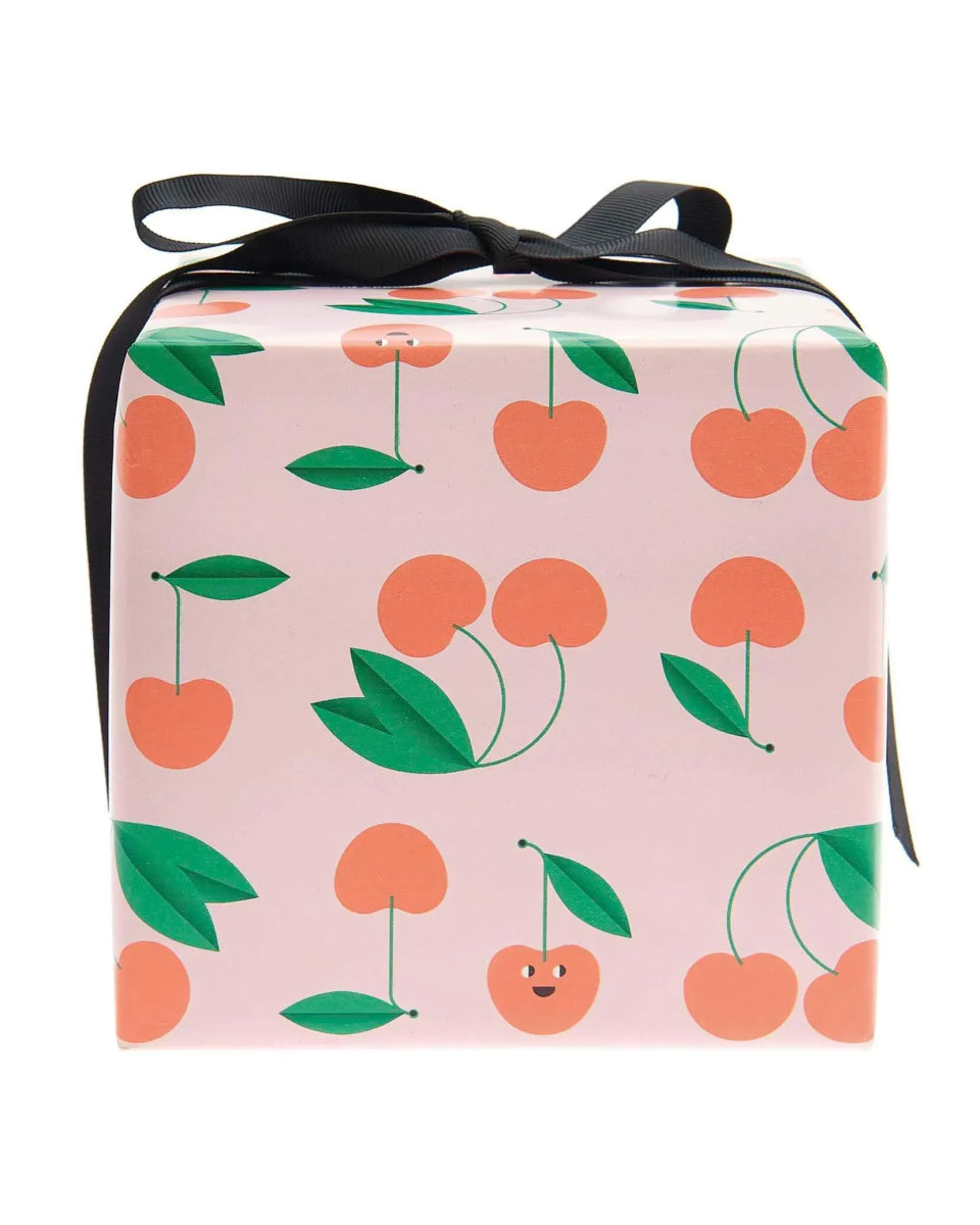 Rico Design - Geschenkpapier Kirschen, rosa - Geschenkpapier - ROSA ECK Concept Store
