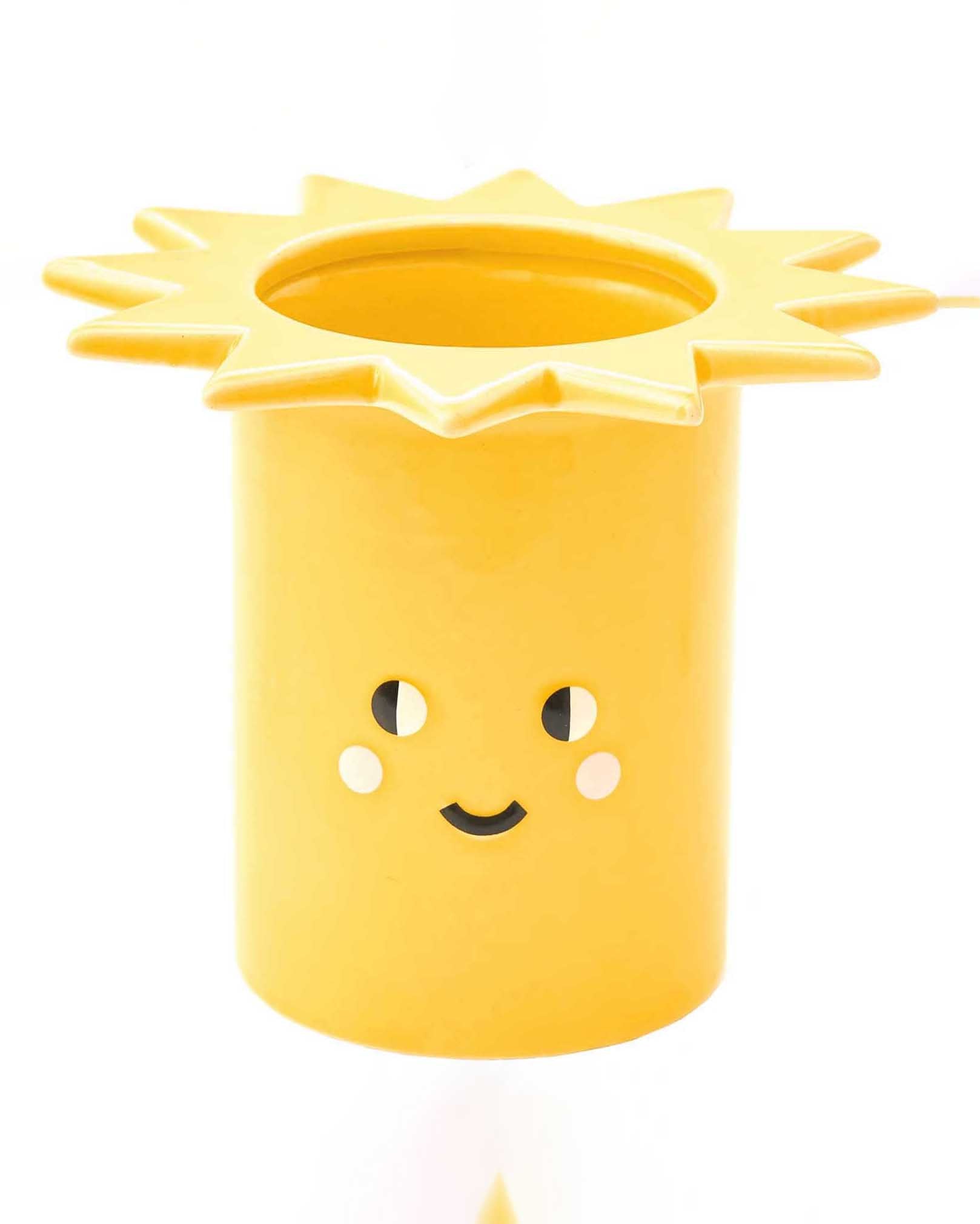 Rico Design - Keramik Vase Sonne | Gelb - Vase - ROSA ECK - Gelb, ,