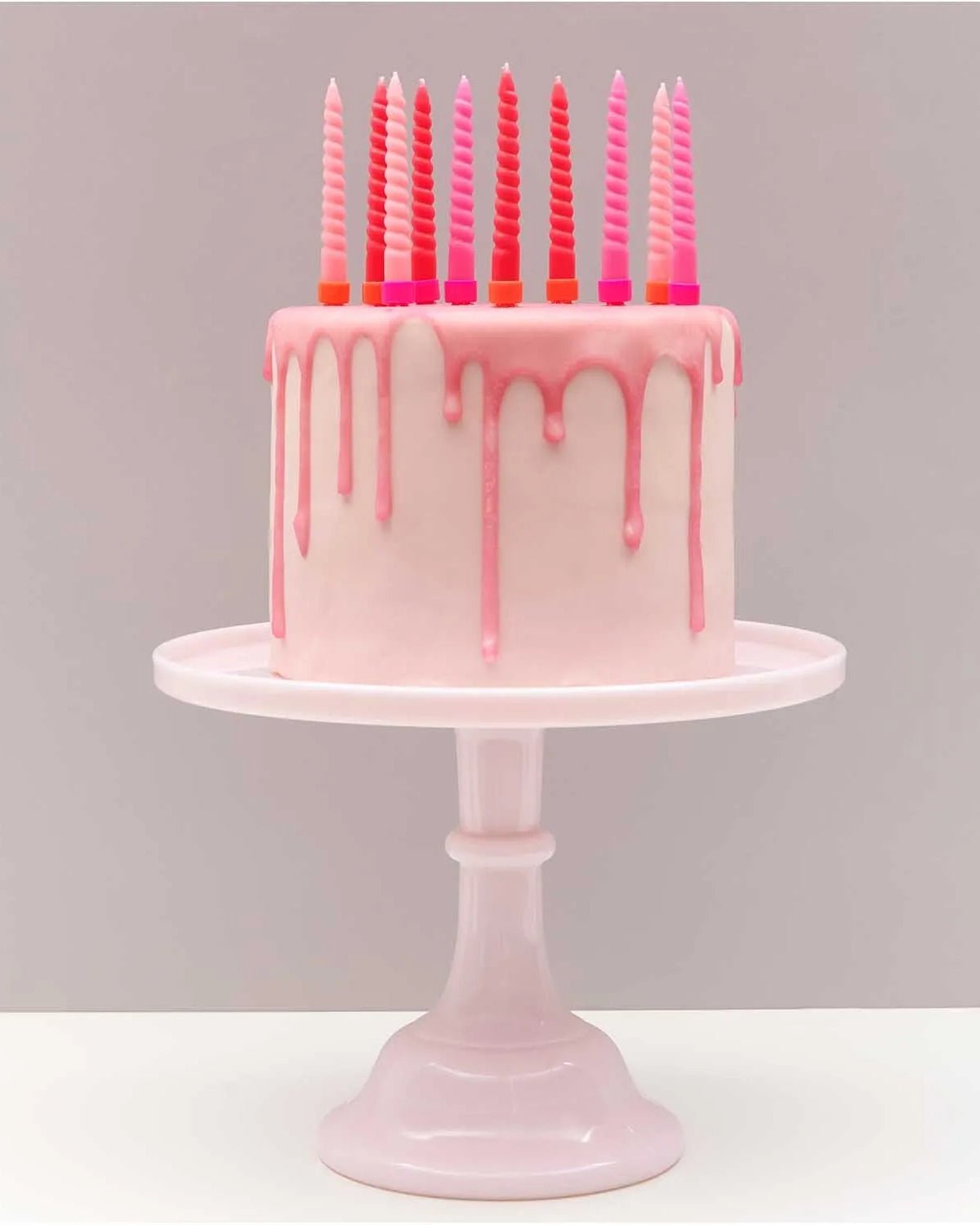 Rico Design - Mini - Spiralkerzen Set (10 Stück) | Pink Mix - ROSA ECK Concept Store