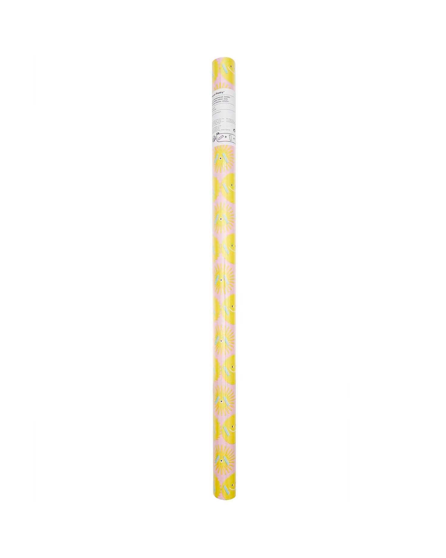 Rico Design - Paper Poetry Geschenkpapier | Sonne - Geschenkpapier - ROSA ECK - Gelb, ,