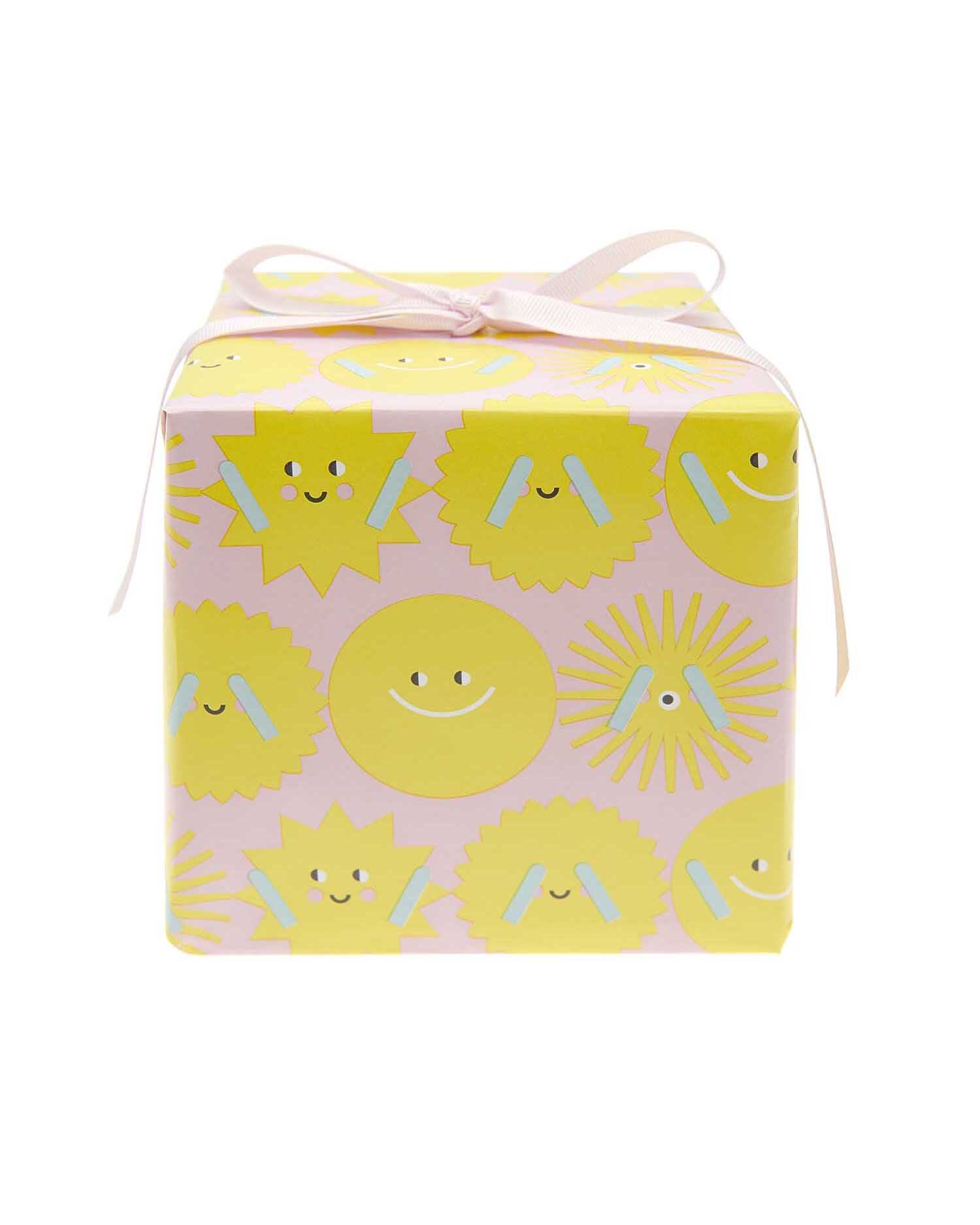 Rico Design - Paper Poetry Geschenkpapier | Sonne - Geschenkpapier - ROSA ECK - Gelb, ,