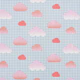 Rico Design - Paper Poetry Geschenkpapier | Wolken - Geschenkpapier - ROSA ECK - Blau, ,