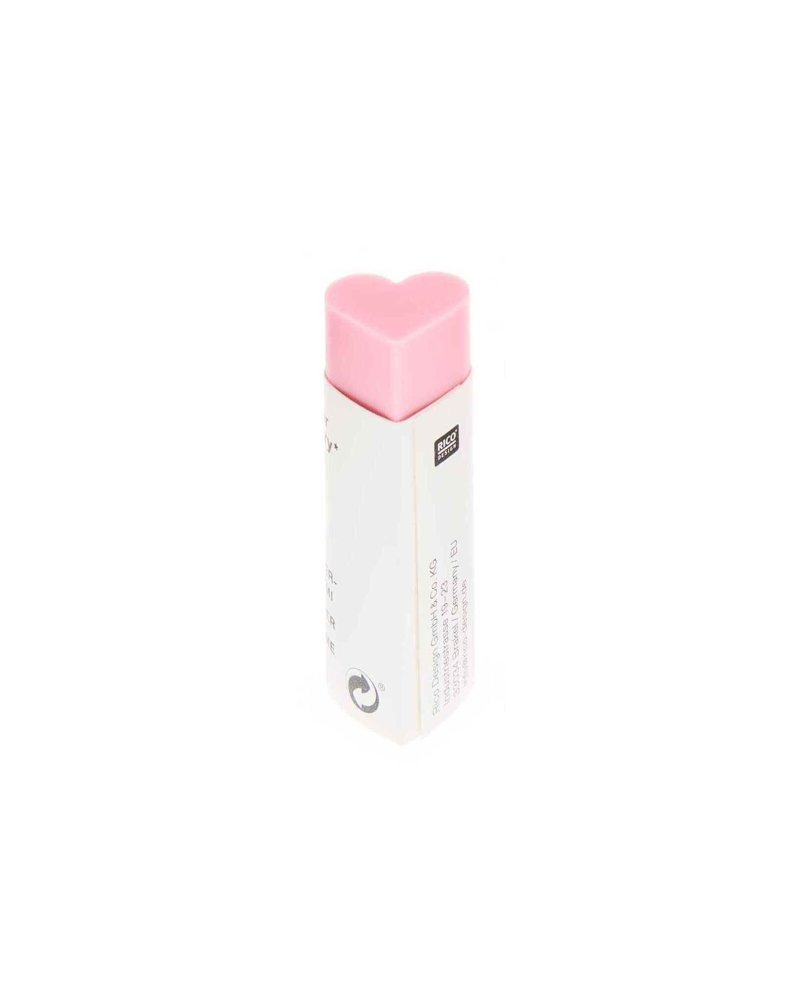Rico Design - Radiergummi Herz | Pink - Radiergummi - ROSA ECK - , ,