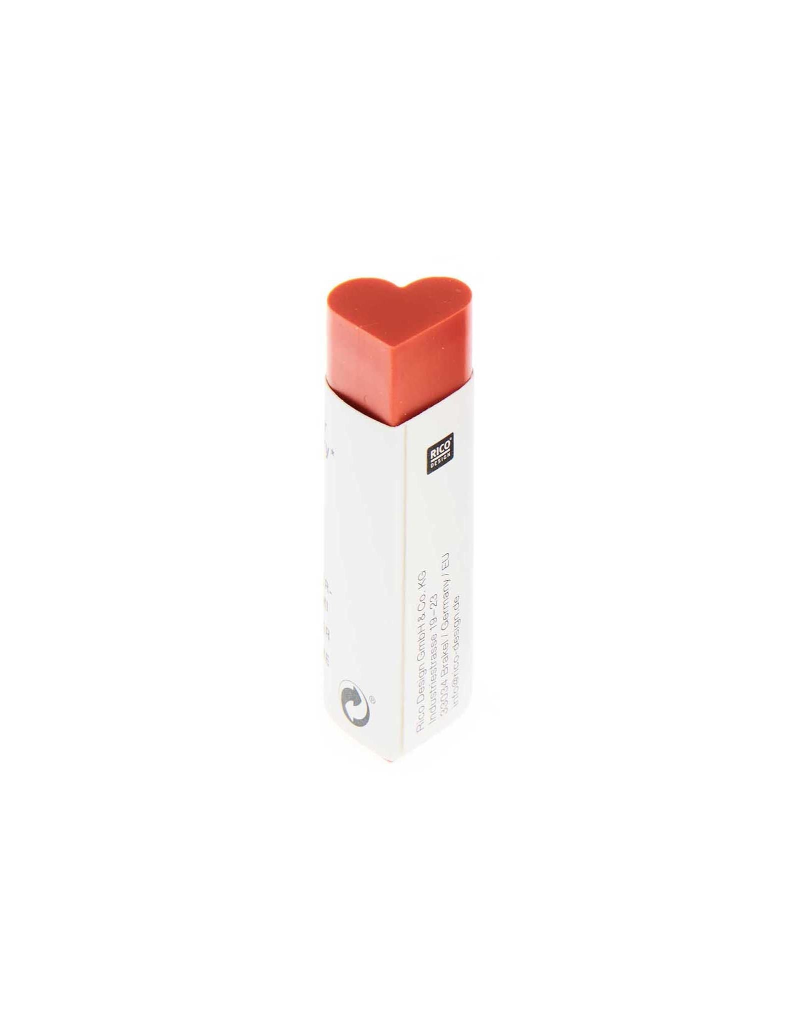 Rico Design - Radiergummi Herz | Rot - Radiergummi - ROSA ECK - , ,