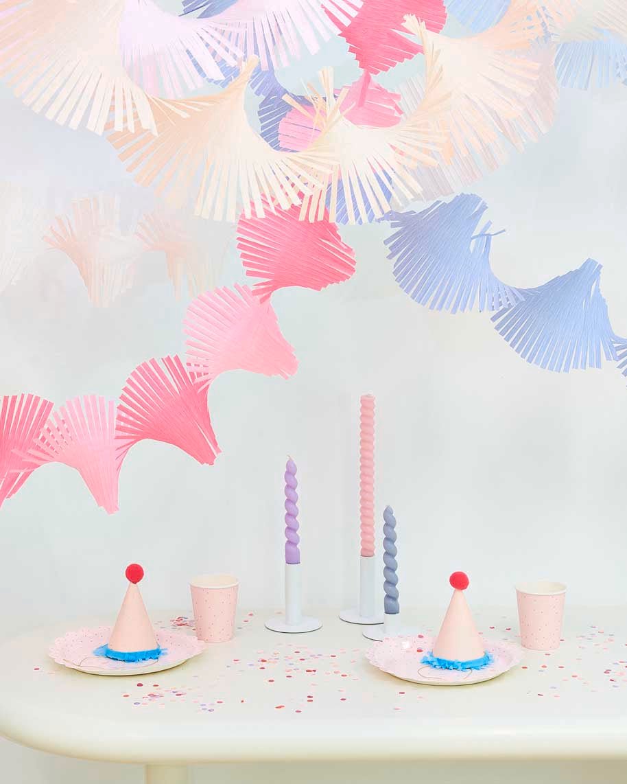 Rico Design - Spiralkerze | Flieder - Kerze - ROSA ECK - Lila, ,