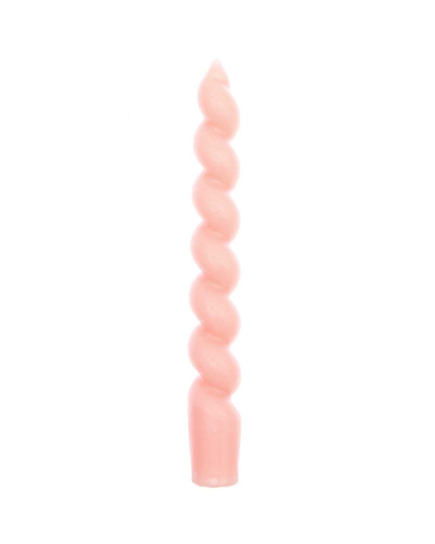 Rico Design - Spiralkerze | Smokey Rosa - Kerze - ROSA ECK - , ,