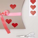 Rico Design - Sticker Herzen rot (120 Stück) - Sticker - ROSA ECK - , ,