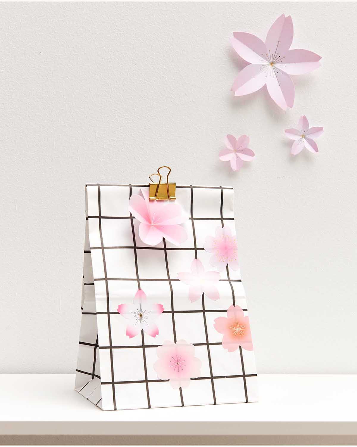 Rico Design - Sticker Sakura Sakura, Blüten (120 Stück) - Sticker - ROSA ECK - , ,