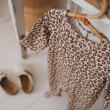 Rose in April - AMALIA Babypyjama | Leopard (6 Monate) - ROSA ECK - Braun, ,