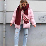 Rose in April - BANANA Bauchtasche | Stripes Burgundy / Flamingo - Tasche - ROSA ECK -