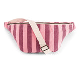 Rose in April - BANANA Bauchtasche | Stripes Burgundy / Flamingo - Tasche - ROSA ECK -