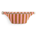 Rose in April - BANANA Bauchtasche | Stripes Caramel / Strawberry - Tasche - ROSA ECK -