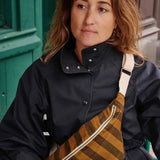Rose in April - BANANA Bauchtasche • Stripes Cumin/Black - Bauchtasche - ROSA ECK