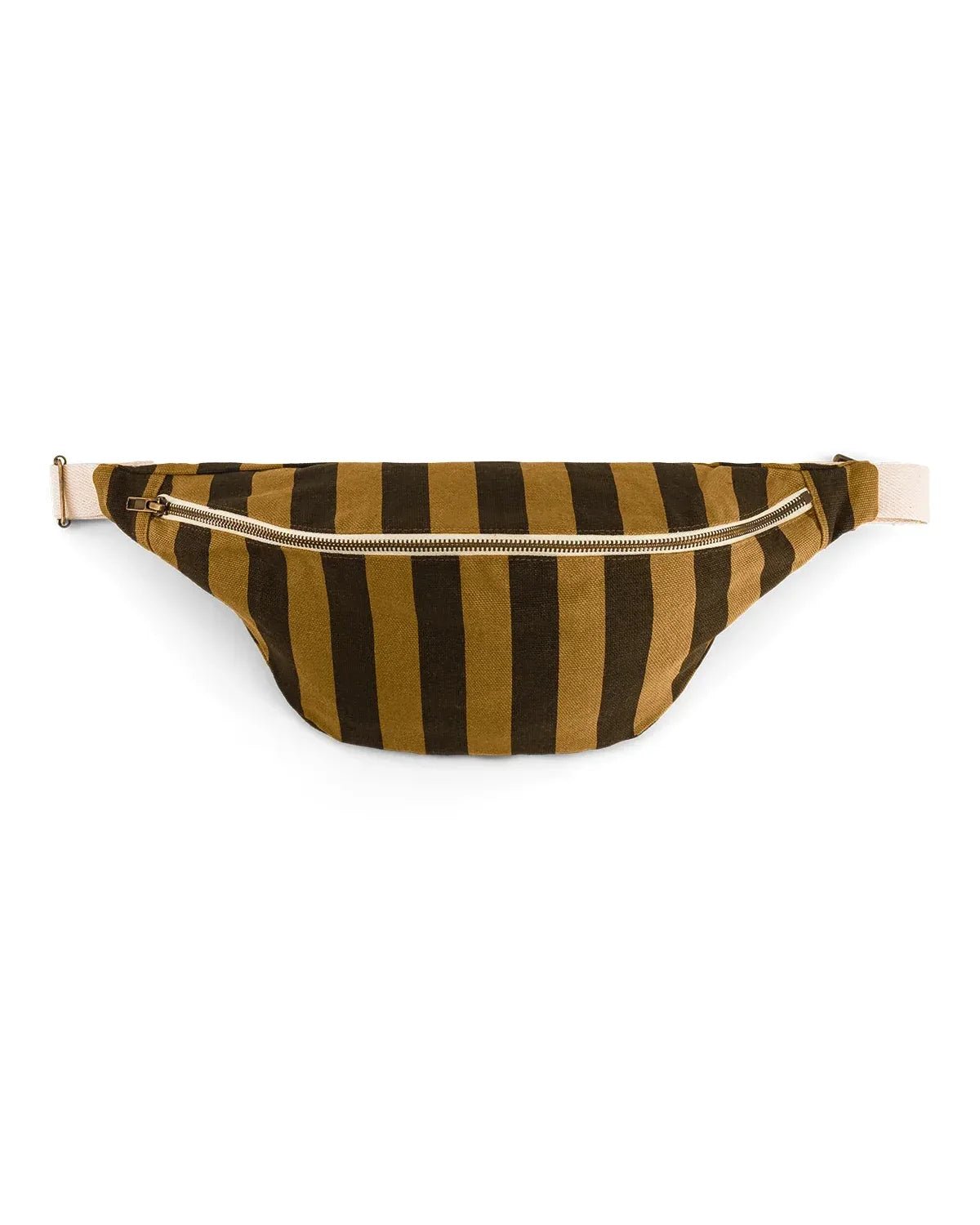 Rose in April - BANANA Bauchtasche • Stripes Cumin/Black - Bauchtasche - ROSA ECK