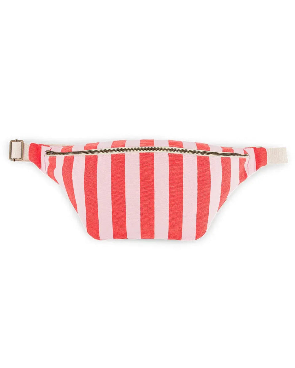 Rose in April - BANANA Bauchtasche • Stripes Tomato/Candy - Bauchtasche - ROSA ECK Concept Store