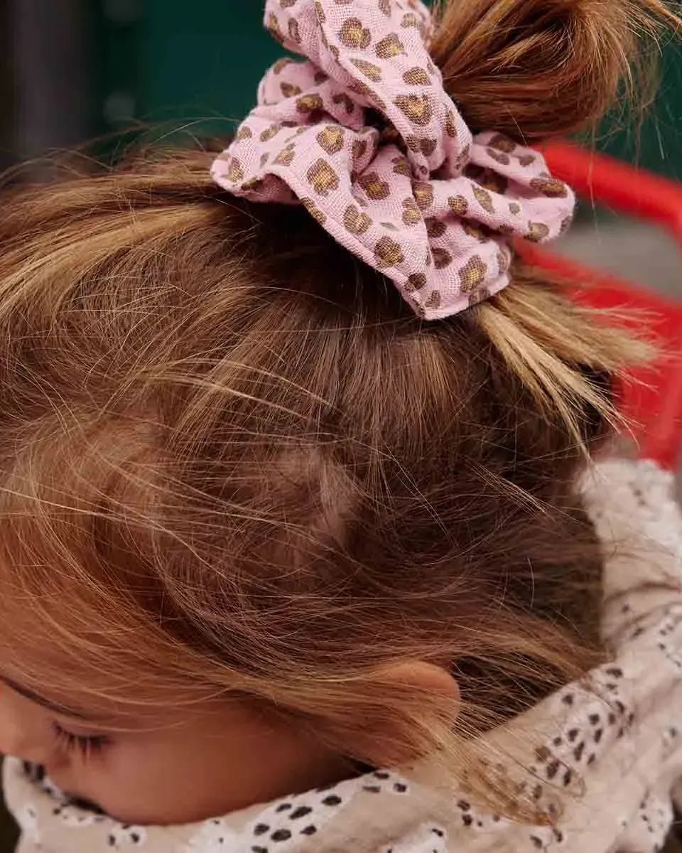 Rose in April - CHOUCHOU Haargummi • Mini - Leopard Lila - ROSA ECK Concept Store