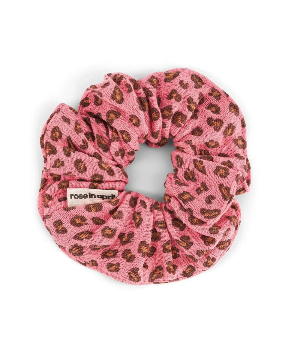 Rose in April - CHOUCHOU Haargummi • Mini - Leopard Pink - ROSA ECK Concept Store