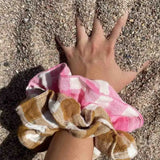 Rose in April - CHOUCHOU Haargummi • Vichy Caramel - Haargummi - ROSA ECK