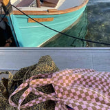 Rose in April - ELISA Einkaufstasche | Checks Strawerry/Caramel - Tasche - ROSA ECK -