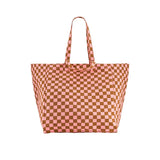Rose in April - ELISA Einkaufstasche | Checks Strawerry/Caramel - Tasche - ROSA ECK -