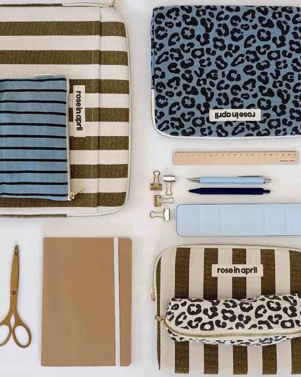 Rose in April - GASTON Federmäppchen • Graou Greige - Federmäppchen - ROSA ECK