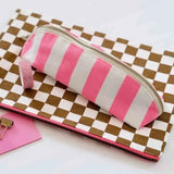 Rose in April - GASTON Federmäppchen • Stripes Neon Pink - Federmäppchen - ROSA ECK