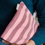 Rose in April - LILI Handtasche | Burgundy / Flamingo - Beutel - ROSA ECK -