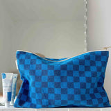 Rose in April - LILI Handtasche | Checks Navy Blue/Greek Blue - Beutel - ROSA ECK -