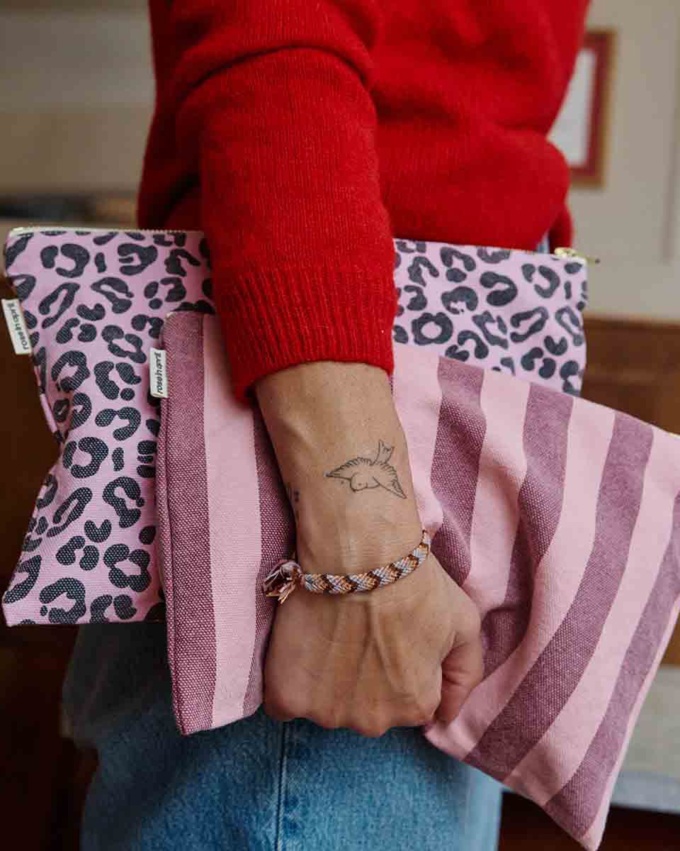 Rose in April - LILI Handtasche | Graou Bubble Pink - Beutel - ROSA ECK -