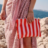 Rose in April - LILI Handtasche • Stripes Tomato/Candy - Beutel - ROSA ECK Concept Store
