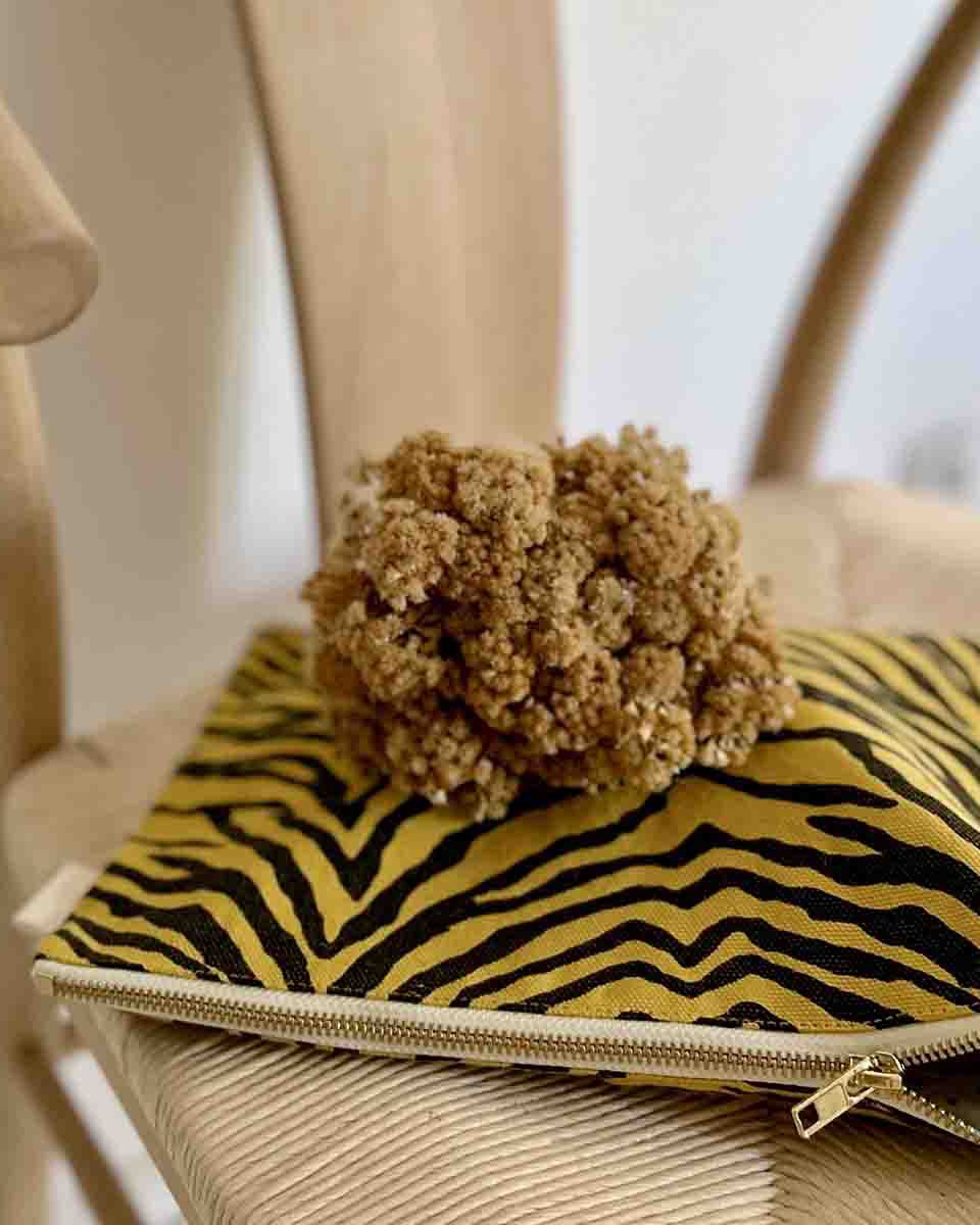 Rose in April - LILI Handtasche | Zebre Bambou / Black - Beutel - ROSA ECK -