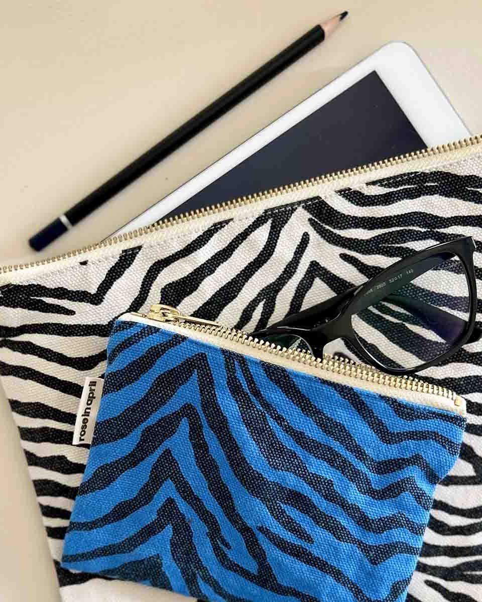 Rose in April - LILI Handtasche | Zebre Greige / Black - Beutel - ROSA ECK -