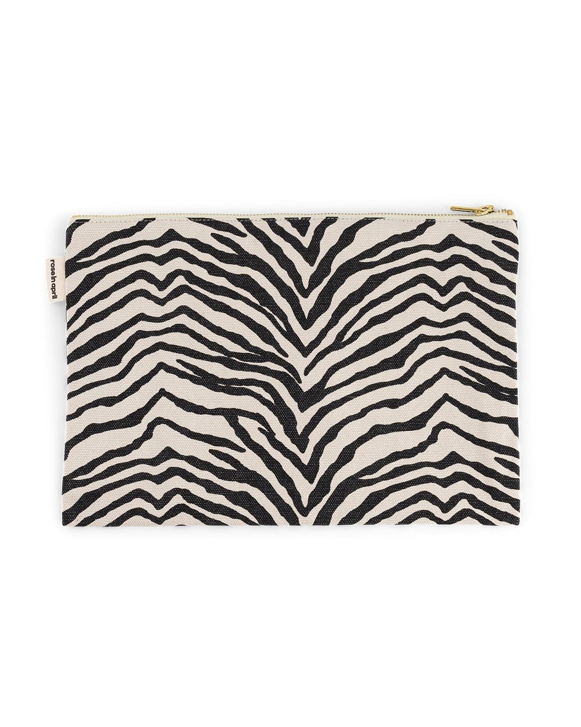 Rose in April - LILI Handtasche | Zebre Greige / Black - Beutel - ROSA ECK -