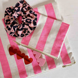 Rose in April - MARIE Mini - Beutel | Streifen Neonpink - ROSA ECK - Pink, Rosa,