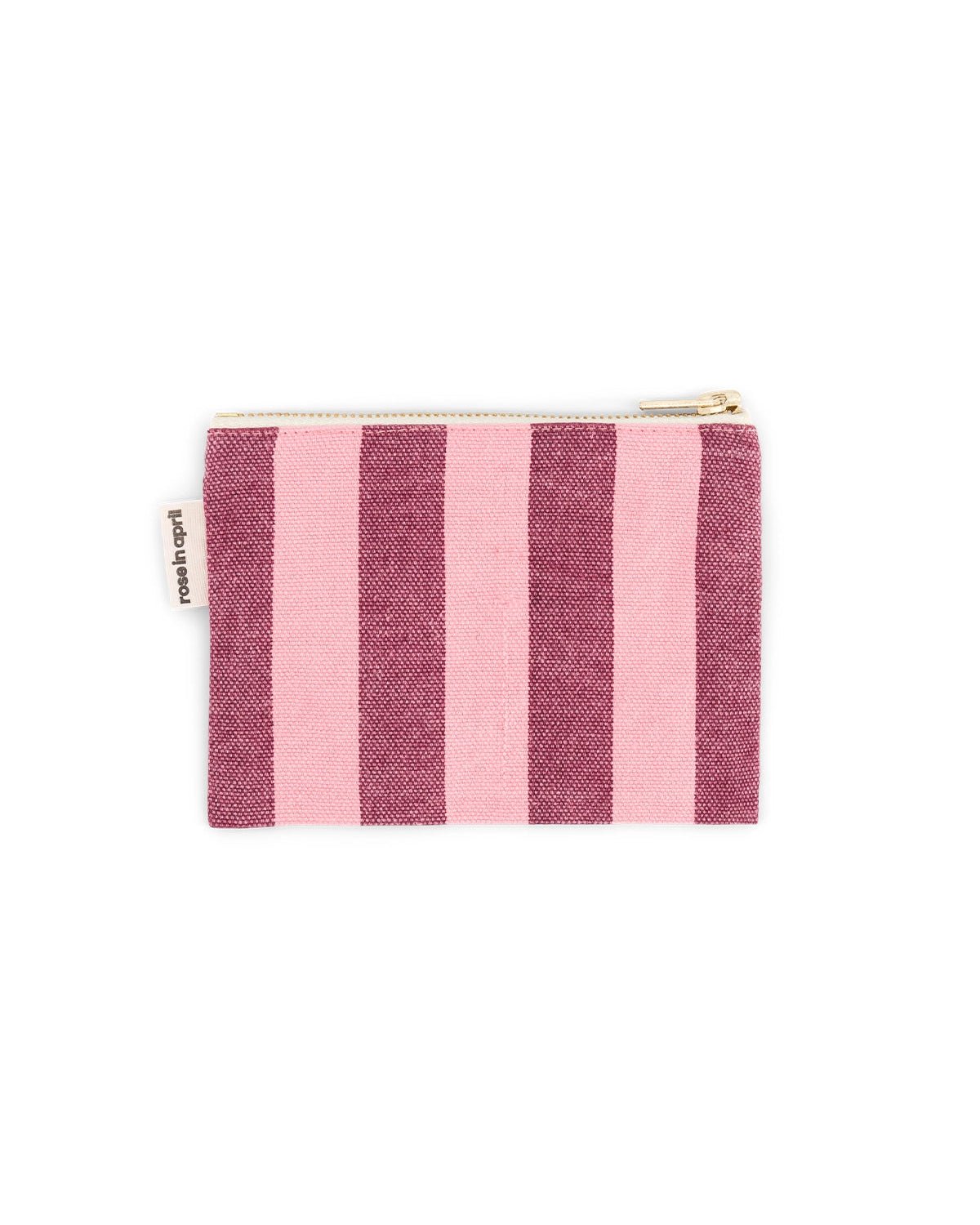 Rose in April - MARIE Mini - Beutel | Stripes Burgundy / Flamingo - Beutel - ROSA ECK -