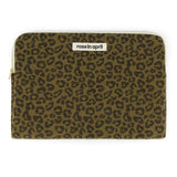 Rose in April - MAYA Laptoptasche (15/16 Zoll) • Leopard Olivgrün - ROSA ECK Concept Store