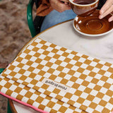 Rose in April - OCTAVE Laptoptasche | Checks Caramel - Laptoptasche - ROSA ECK -