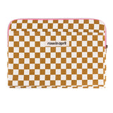 Rose in April - OCTAVE Laptoptasche | Checks Caramel - Laptoptasche - ROSA ECK -